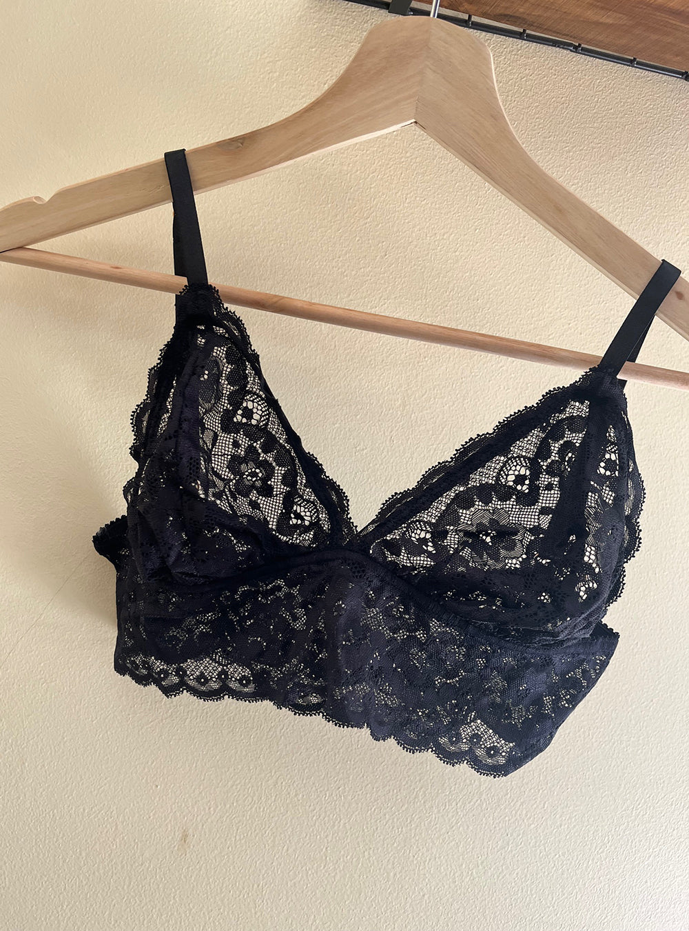 Bralette Lirio de Encaje 1001 Negro