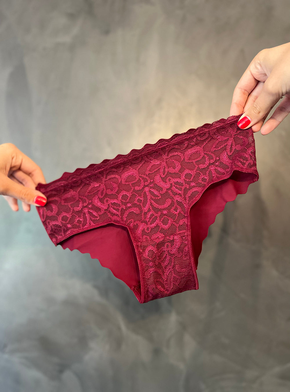 Calzón Bikini Maya Deep Merlot