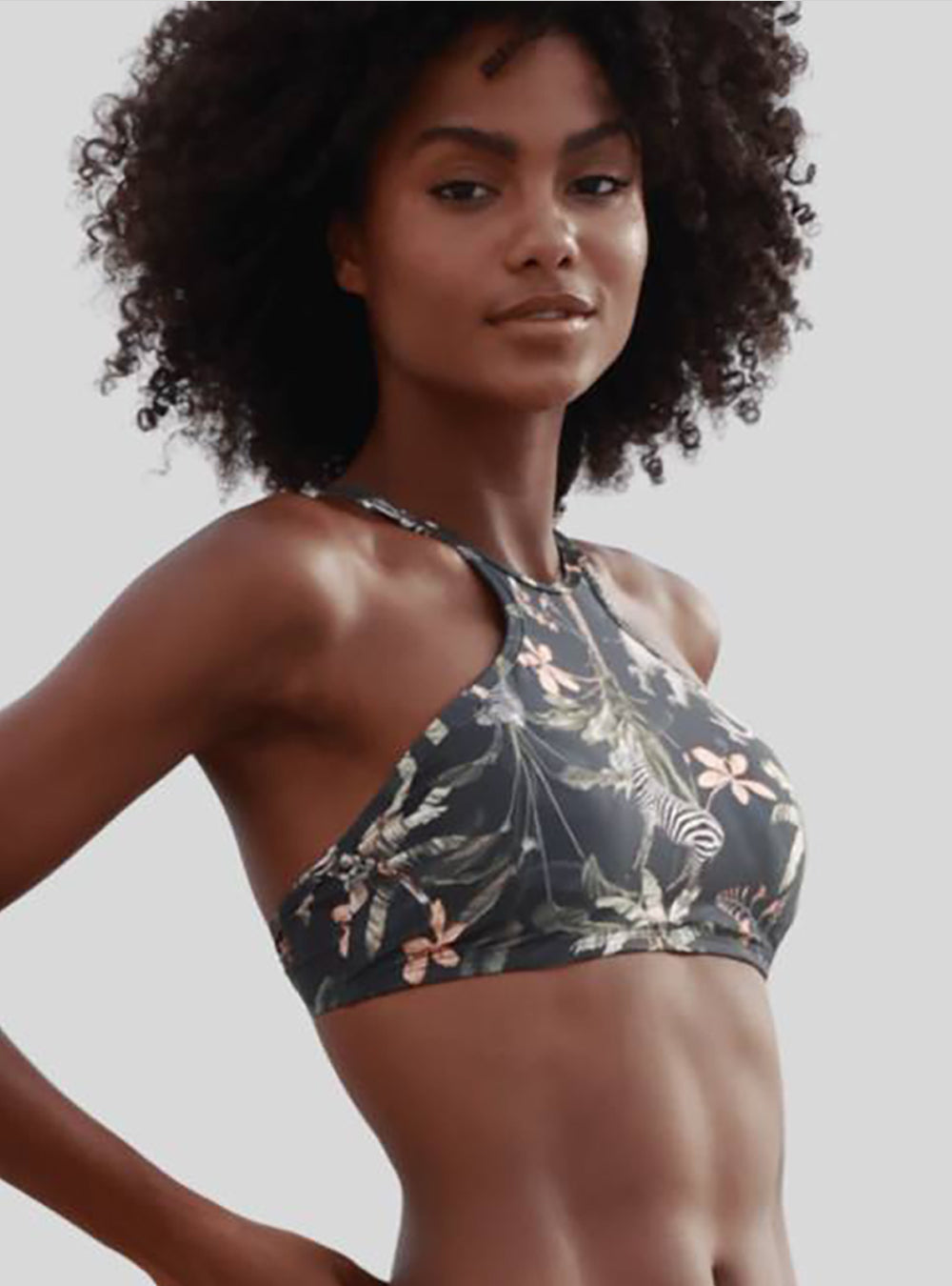 Top Bikini Deportivo María, Print Africa