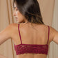 Bralette de Encaje Orquidea 971 Vino Tinto